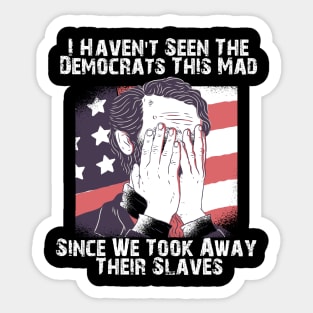 i havent seen the democrats this mad, Sticker